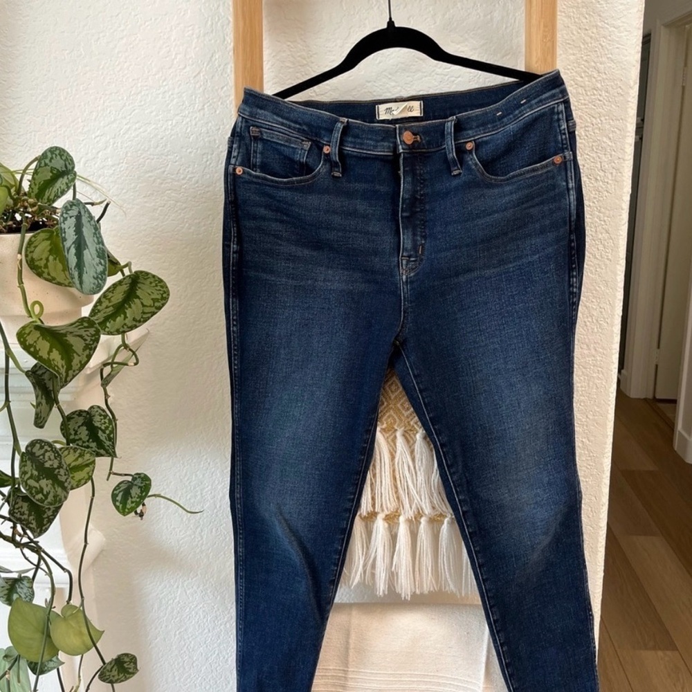 Madewell Dark Indigo Skinny Jeans